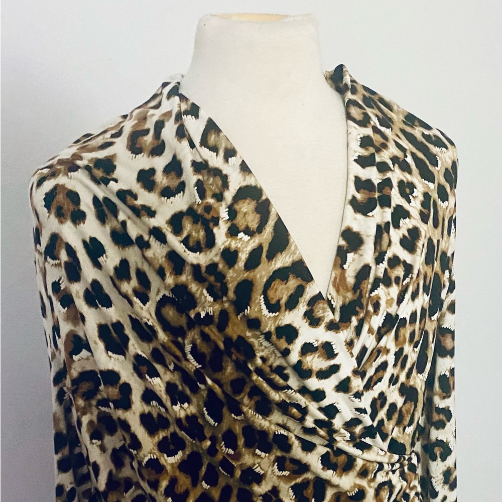 Animal Print Size 2X Blouse